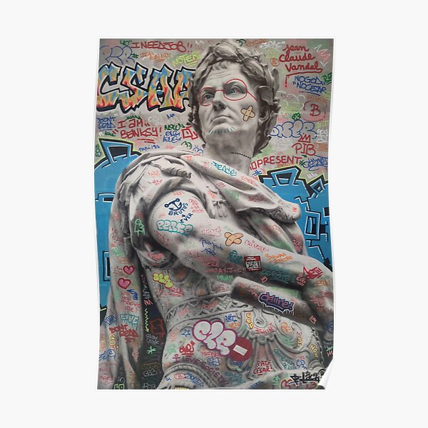 Emperor Cesar Graffiti Vandal Poster For Sale By BlachGallery Redbubble