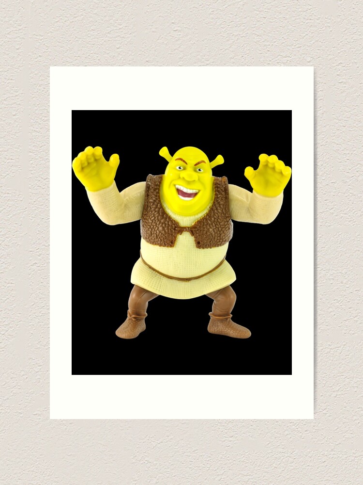 Sexy Shrek Shrek Meme Face Shrek Wazowski Art Print For Sale By