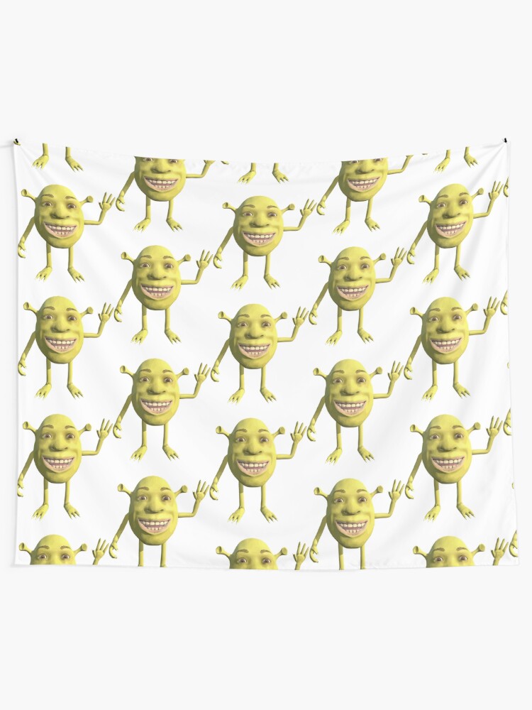 Sexy Shrek Shrek Meme Face Shrek Wazowski Tapestry For Sale By