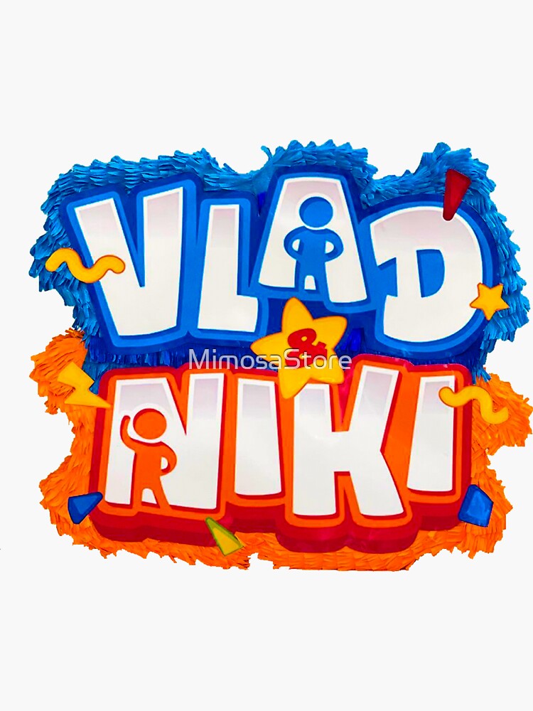 Vlad And Niki Funny Sticker For Sale By Mimosastore Redbubble