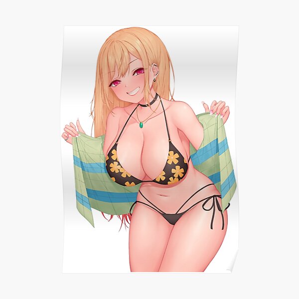 Poster Hot Kitagawa Marin Bikini My Dress Up Darling Doll Smile