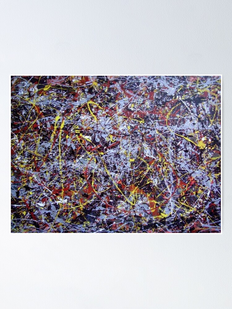 Póster Pollock jackson pintura arte lienzo pintura jackson pollock