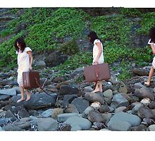 "I Carry the Suitcase" 2007 digital media by Tara Standing