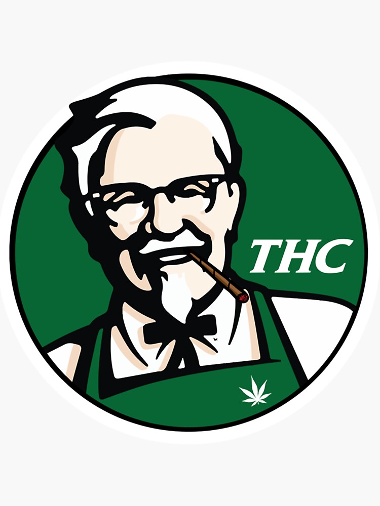 Thc Fast Food Classic Essential Sticker By Bynunbfgurit Redbubble