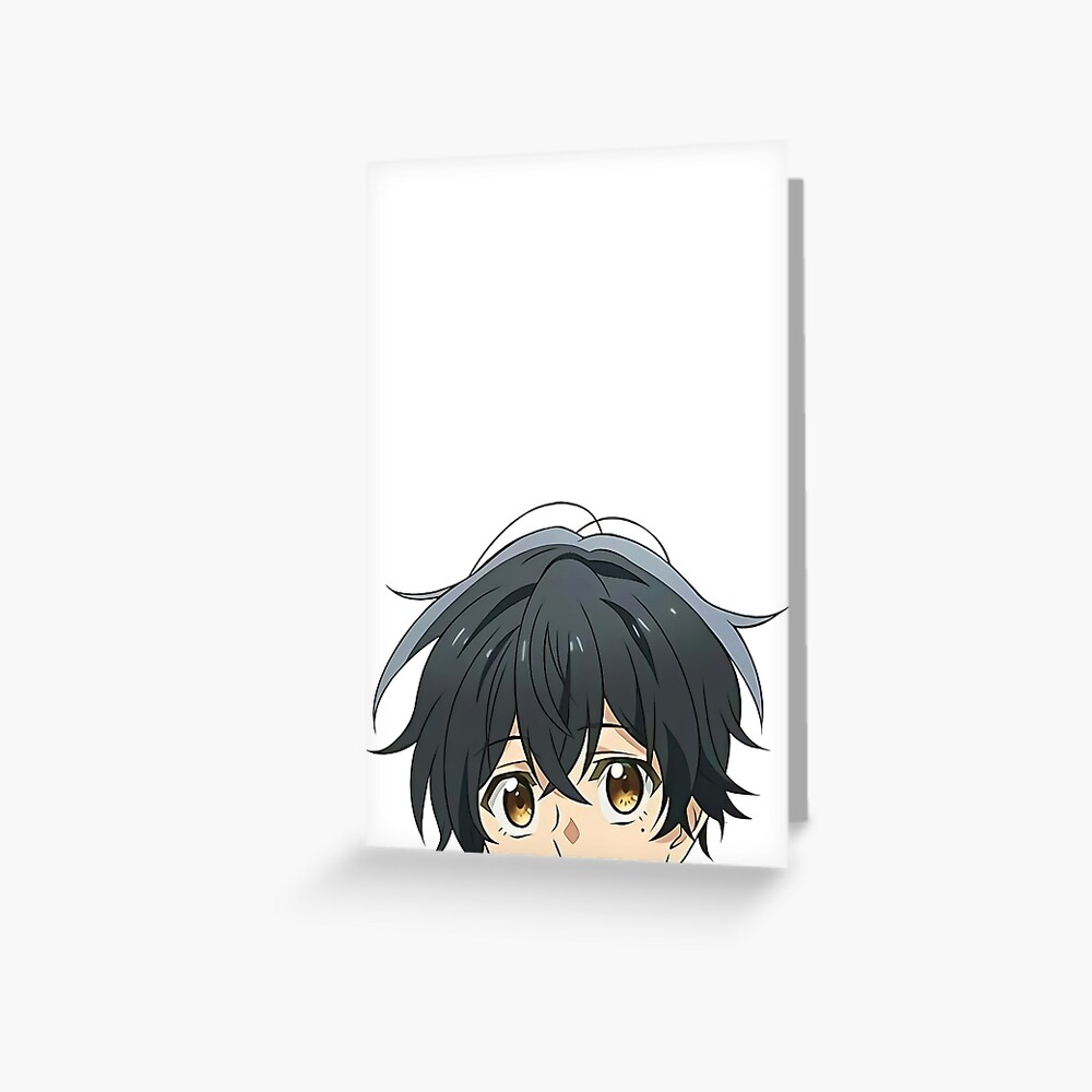 Sasaki And Miyano Peeker Sticker For Sale By Nikhil Mehra Redbubble