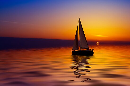 Enjoylife › Portfolio › Sailboat against a beautiful sunset