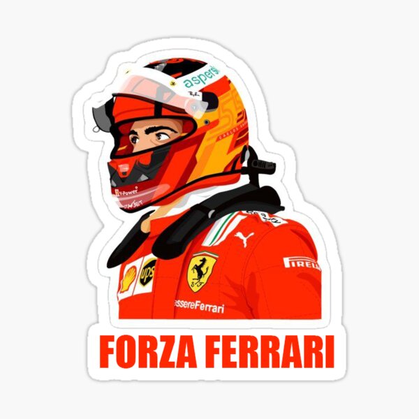 Formula Carlos Sainz Sticker For Sale By Hariox Redbubble