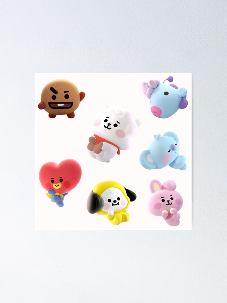 Bt Baby Cute Realistic Doll Set Poster For Sale By Jeondaisy