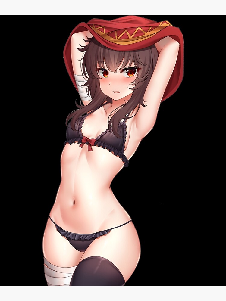 Konosuba Megumin Sexy Girl Waifu Classic Poster By Wiemanhxform Redbubble