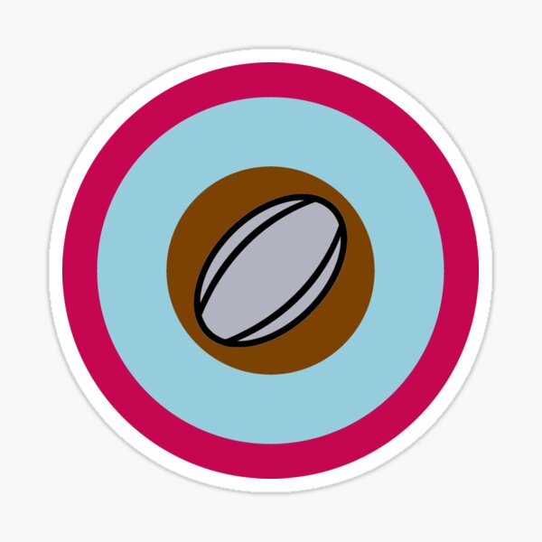 Quins Mods Rugby Retro Mod Roundel Sticker By ModSupporters Redbubble