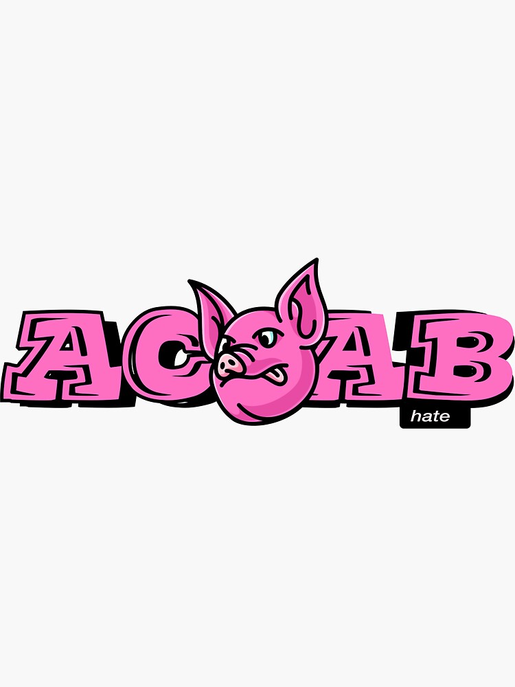 Acab Fuck Police Ultras Sticker By Wrapa Redbubble