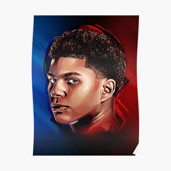 Killian Hayes Basketball Poster By Sandylawalsl Redbubble