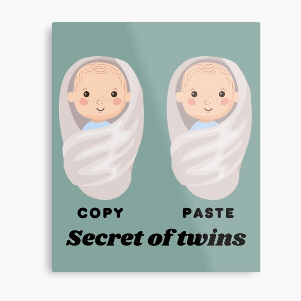 Secret Of Twins Copy Paste Matching Twins Siblings Twins Birthday