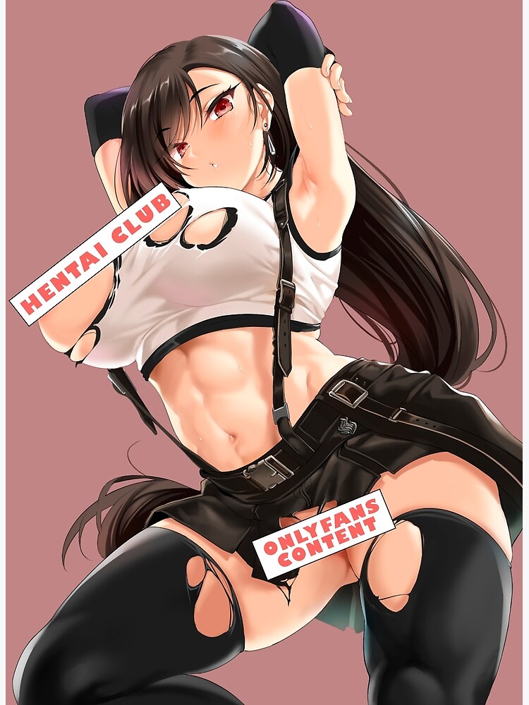 Lewd Tifa Lockhart Sexy Dirty Girl Final Fantasy Ffvii Anime Hentai