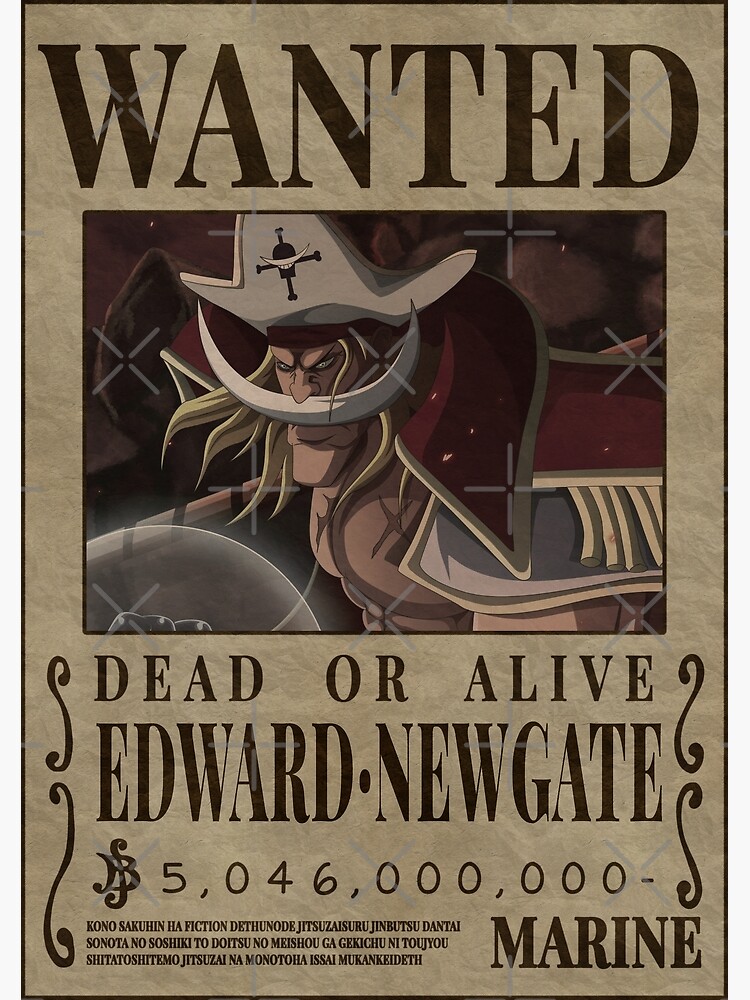 One Piece Wanted Posters Whitebeard The Best Porn Website