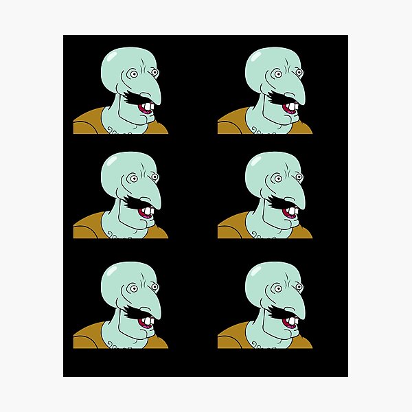 Handsome Squidward Pack Of Stickers Nigel Thornberry Style Photographic Print For Sale By