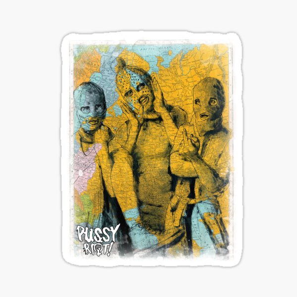 Pussy Meki Riot Sticker By Bonsailantana Redbubble