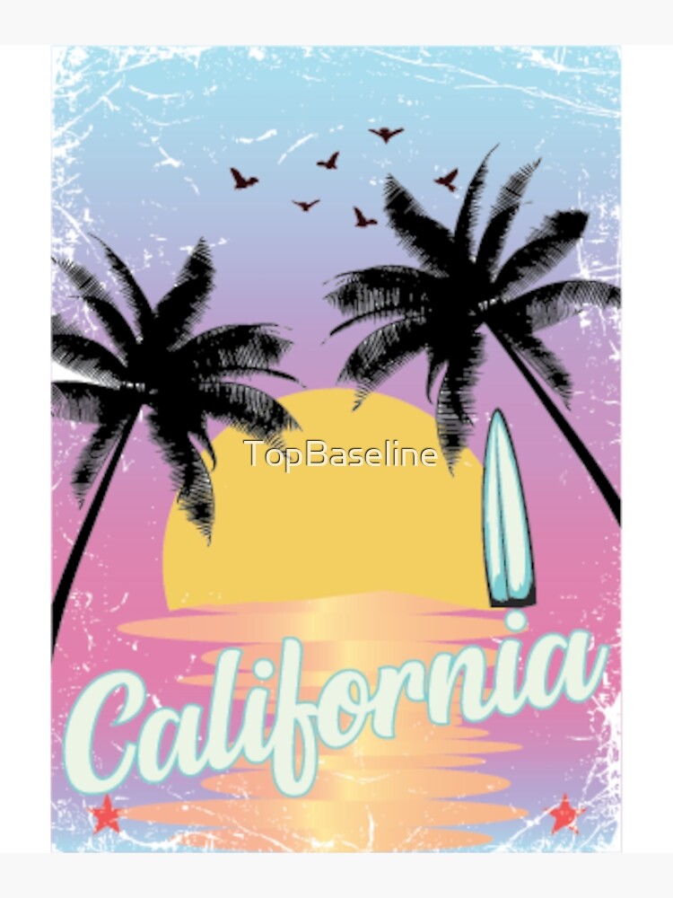 California Poster For Sale By TopBaseline Redbubble