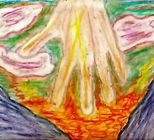 The Hand of God Reaching Down From Heaven by karen66