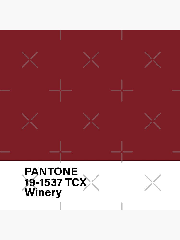 Pantone Tcx Winery Poster For Sale By Princessmi Redbubble