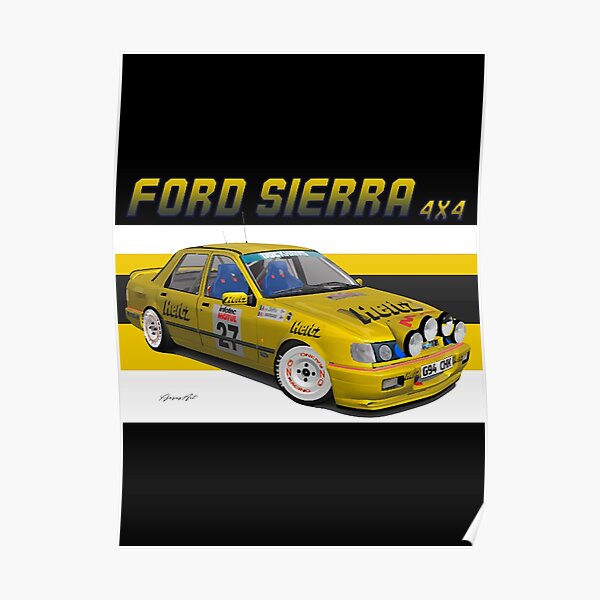 GrA Ford Sierra Sapphire RS Cosworth 4X4 Poster For Sale By