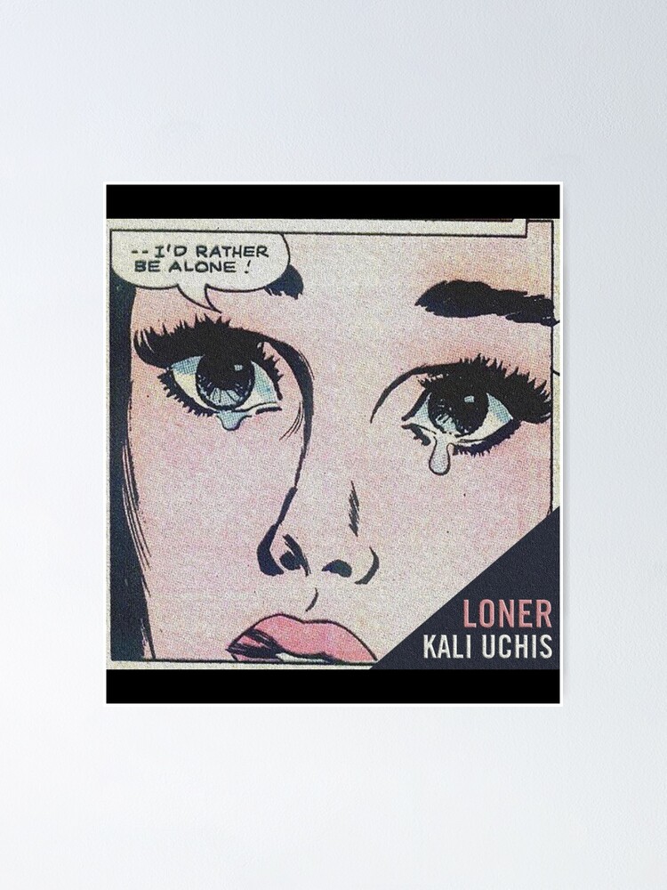 Kali Uchis Loner Album Cover Sticker Poster By Kaitlynche Redbubble