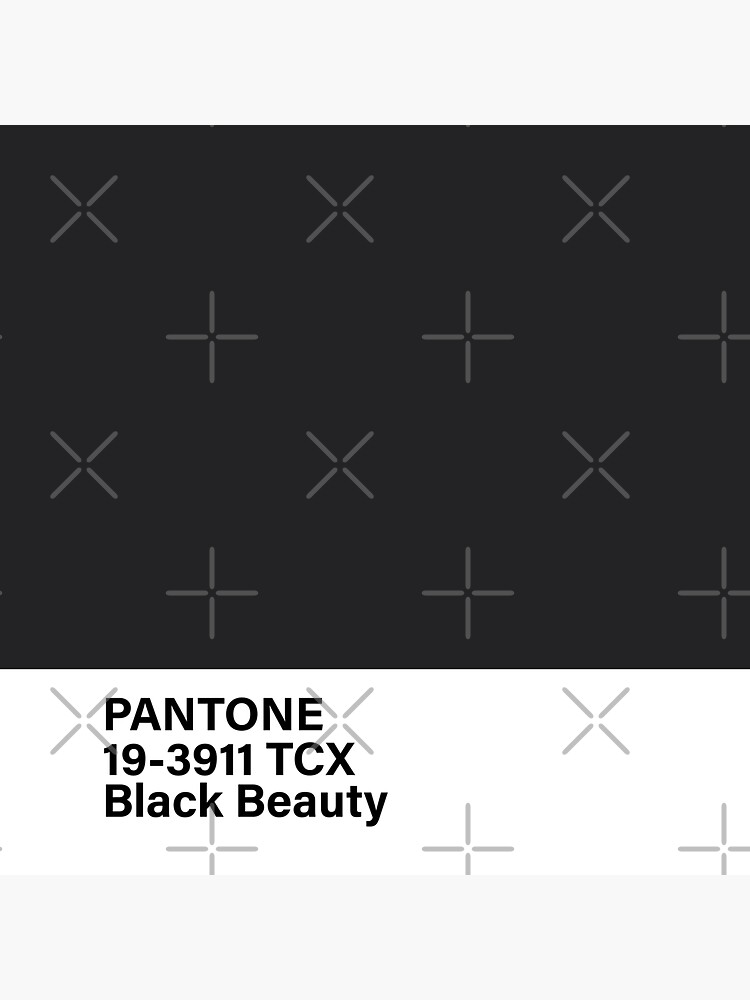 Pantone Tcx Black Beauty Sticker For Sale By Princessmi