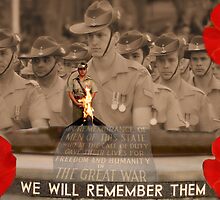 We Will Remember Them 11/11 by Michelle Shoosmith