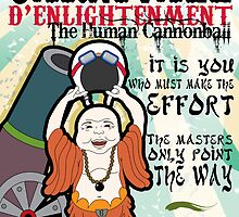 The Human Cannonball by thickblackoutline