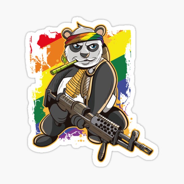 LGBT Gay Pride Flag Month 2019 Rainbow Flag Panda Bear Gaymer Classic