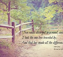 Road Not Taken Robert Frost by Kimberose