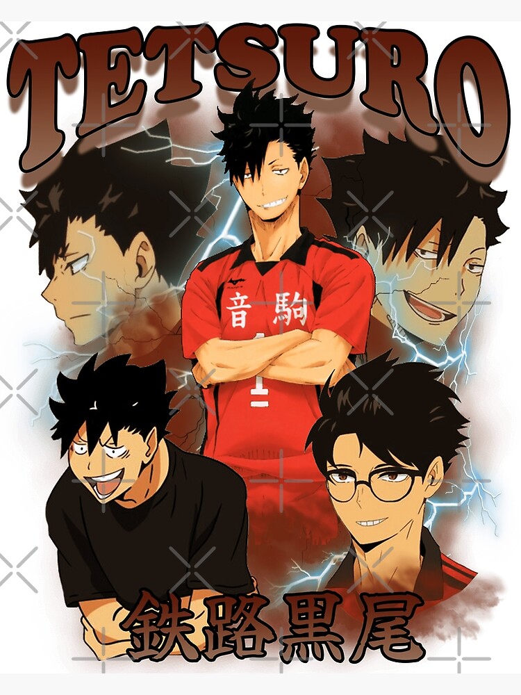 Poster Tetsuro Kuroo Anime Haikyuu Kotaro Bokuto Nekoma High