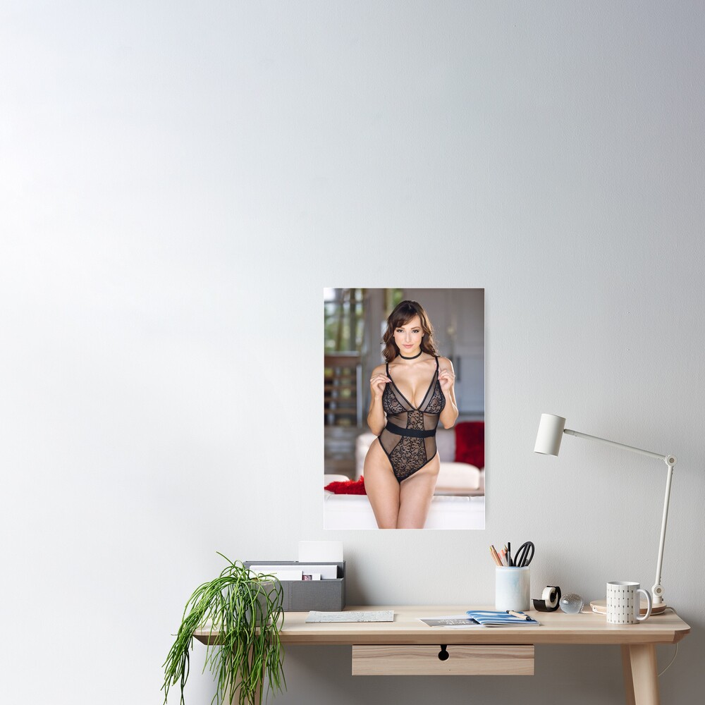 Lexi Luna Smirk Poster For Sale By Erotaza Redbubble