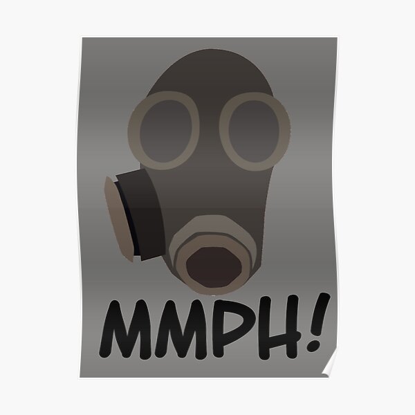 Team Fortress 2 Pyro Poster For Sale By Holycrow Redbubble