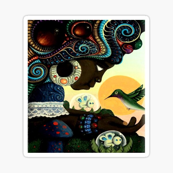 Black Girl Get Ready To Be Blown Away Paul Lewin Sticker By