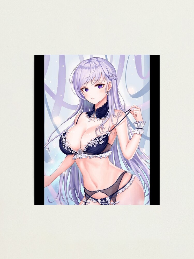 Ecchi Sexy Lingerie Anime Girl Oppai Classic Photographic Print For