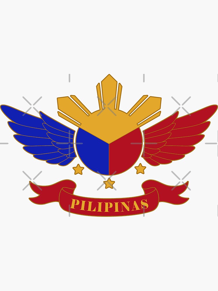 Philippine Emblem Wings 5 Sticker For Sale By Lerdoberdo Redbubble