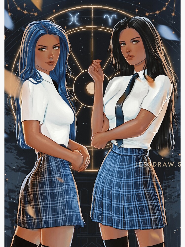 The Vega Twins Close Up Poster For Sale By Jessketchs Redbubble