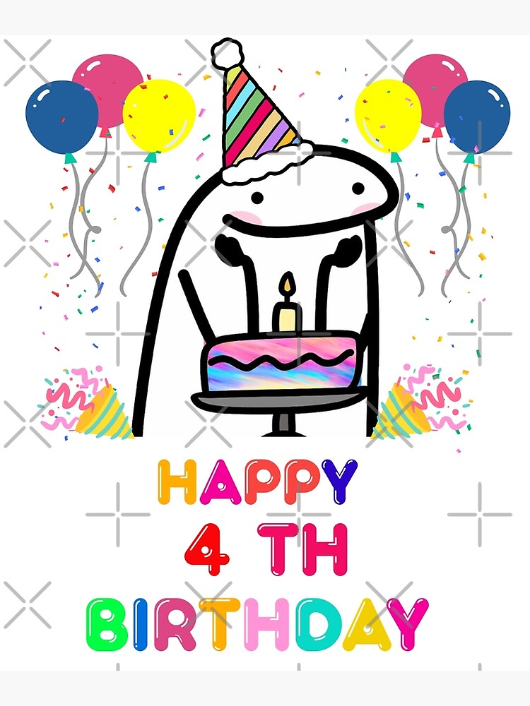 Flork Happy Th Birthday Poster For Sale By Utopiaxd Redbubble