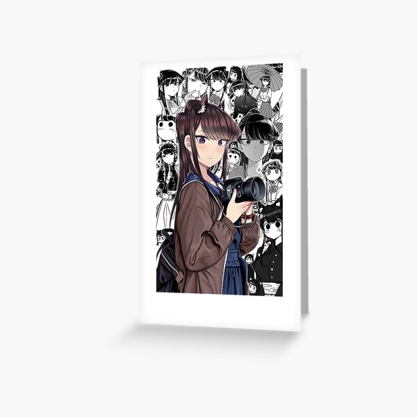 Komi San Manga Collage Greeting Card For Sale By Leonleo Redbubble