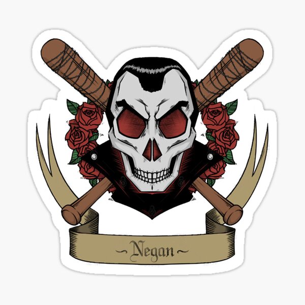 Negan Sticker For Sale By Stevenl Redbubble