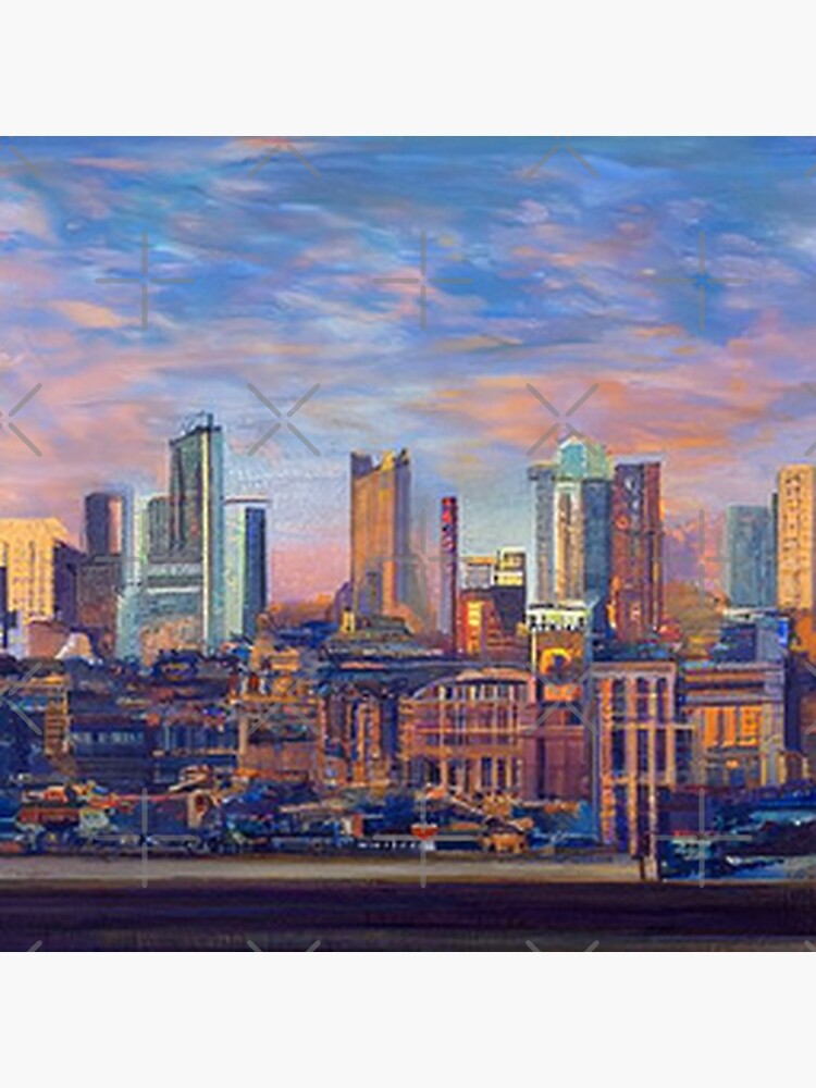 Springfield Illinois Skyline Oil Painting By Ai Us Cityscape