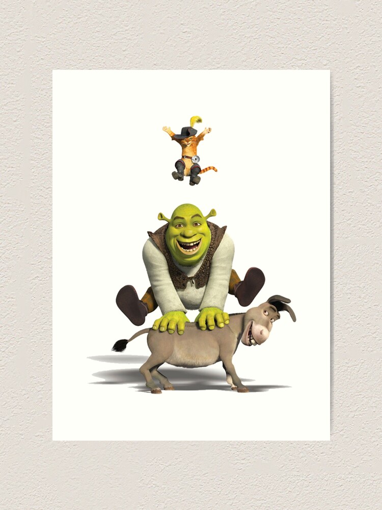 Shrek Meme Art Print For Sale By Nanystarart Redbubble