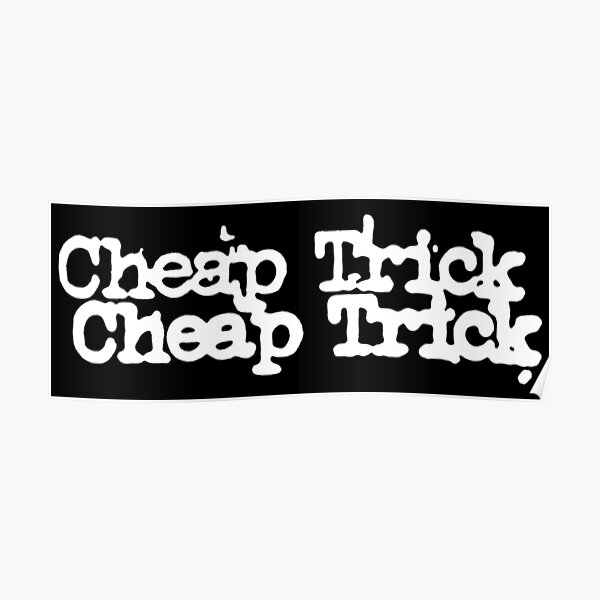 Cheap Trick Logo Poster For Sale By Catherinee22 Redbubble