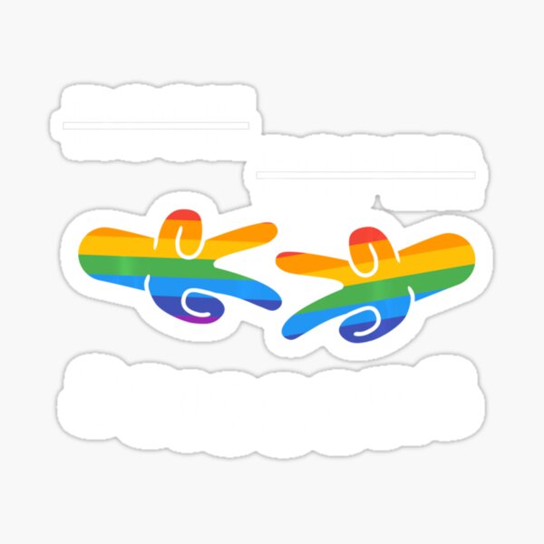 Rock Paper Scissors Lgbtq Gay Pride Ally Rainbow Flag Sticker By