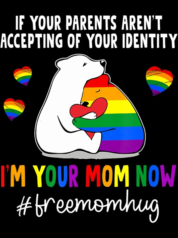 Lgbtq Pride Bear Mama Mothers Gay Mommy Day Hug Art Print By