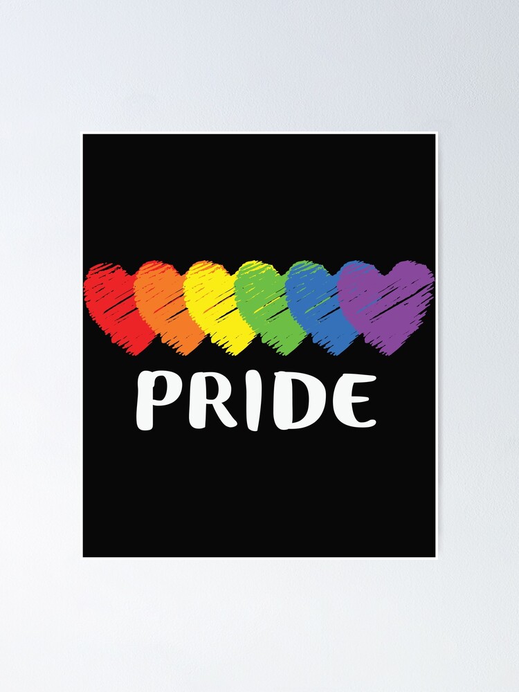 Pride Rainbow Lgbtq Pride Month Poster For Sale By Longdigital