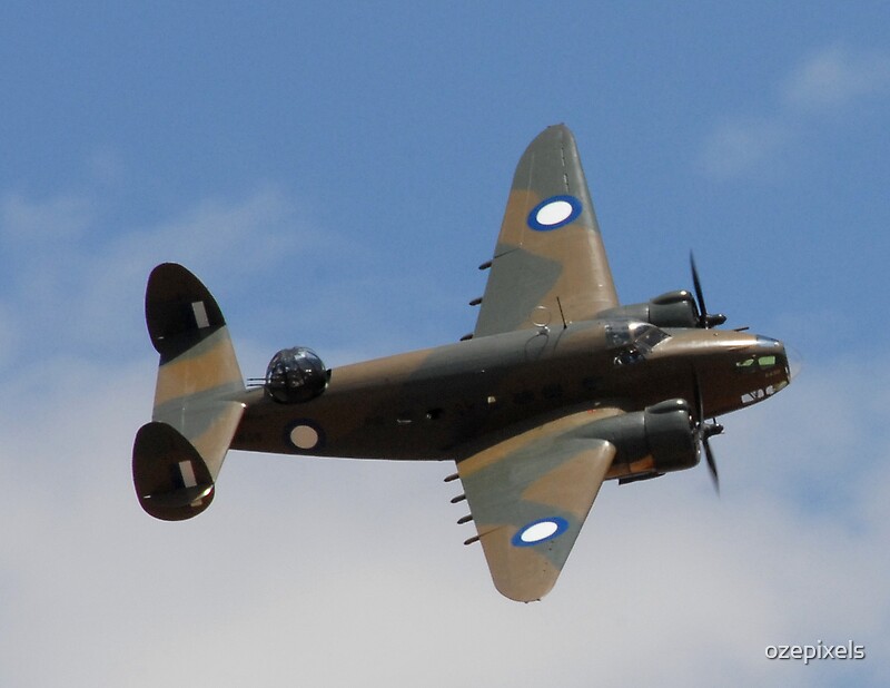 "Lockheed Hudson Bomber" By Ozepixels | Redbubble