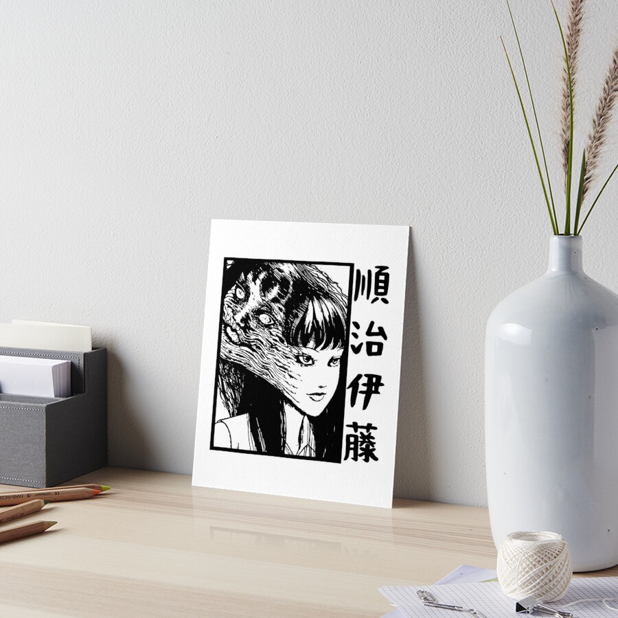 Tomie Junji Ito Art Board Print By Med Redbubble