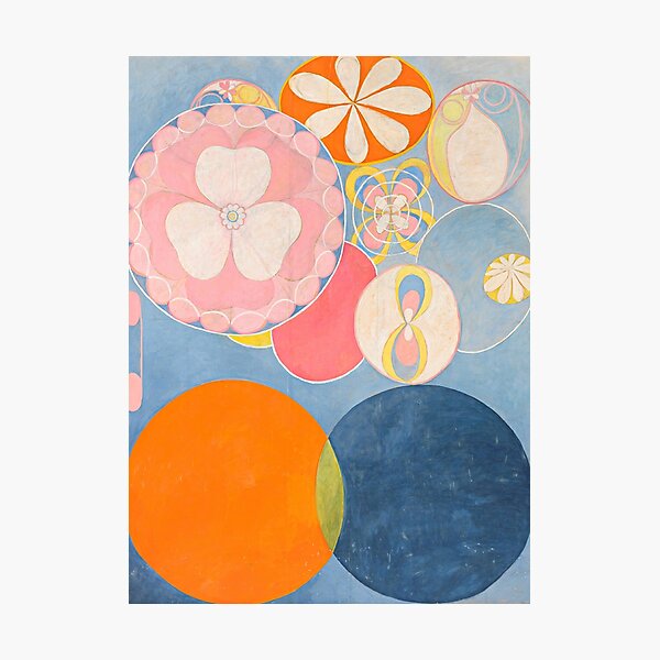 Lámina fotográfica Hilma af Klint The Ten Largest No 2 Infancia